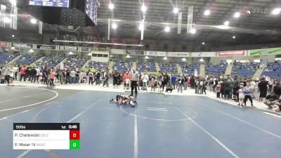 50 lbs Quarterfinal - Peyton Chelewski, Colorado Outlaws vs Philip Maier IV, Montrose Elite