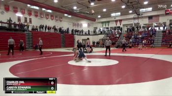 157 lbs Cons. Round 2 - Carsyn Edwards, Northeast Community vs Charles Ohl, North Scott JV