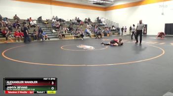 J-8 lbs Cons. Semi - Jaimyn Bevans, Solon Spartan Wrestling Club vs Alexandler Wandler, LMWC