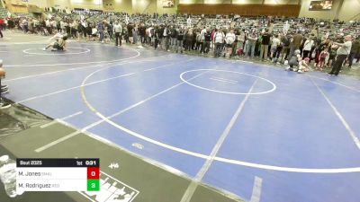 100 lbs Semifinal - Mackinley Jones, Small Town Grims vs Matthew Rodriguez, Red Wave WC