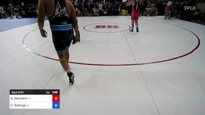 190 lbs Cons 64 #2 - Bryce Newham, MO vs Christaun Astorga, CO