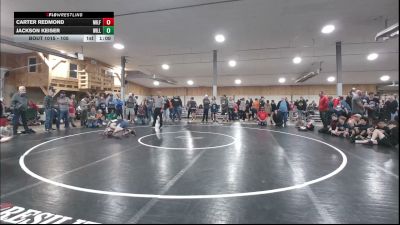 105 lbs Round Of 16 - Carter Redmond, Milford vs Jackson Keiser, Williamsport