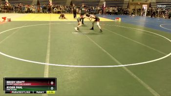 88 lbs Quarterfinal - Ryder Pahl, Pine Island vs Brody Kratt, Summit Wrestling Academy