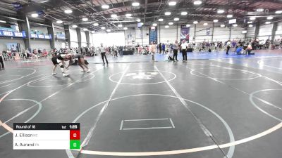 182 lbs Round Of 16 - James Ellison, NC vs Avery Aurand, PA