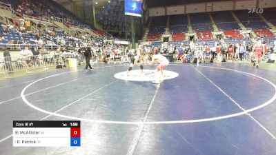 157 lbs Cons 16 #1 - Ben McAllister, NE vs Daniel Patrick, OR