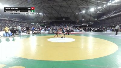 Girls 3A 170 lbs Quarterfinal - Faye Imoesiri, Federal Way (Girls) vs Kiara Haertling, Southridge (Girls)