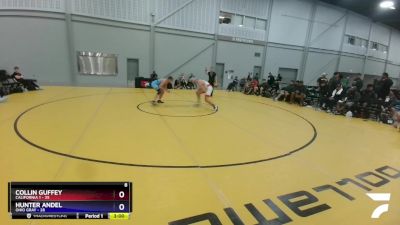 160 lbs Placement Matches (8 Team) - Collin Guffey, California 1 vs Hunter Andel, Ohio Gray