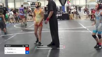 80 kg Rr Rnd 1 - Alexa Thomas, Badger Girls Elite vs Lily Gwaltney, Streator Youth