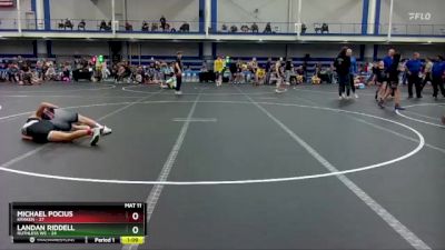 130 lbs Round 6 (10 Team) - Landan Riddell, Ruthless WC vs Michael Pocius, Kraken