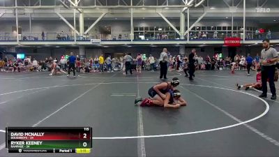 115 lbs Round 6 (10 Team) - David McNally, Doughboys vs Ryker Keeney, Rampage