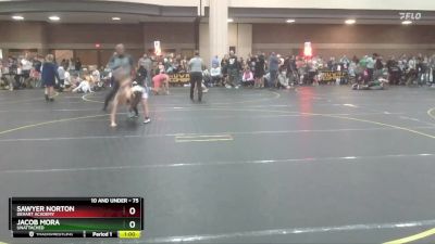 75 lbs Semifinal - Casey Harris, Contenders vs Jacob Mora, Unattached