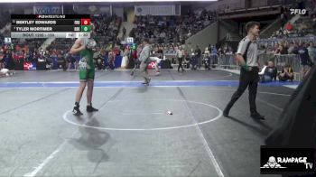 150 lbs Cons. Round 3 - Tyler Mortimer, De Soto Kids vs Bentley Edwards, Frontenac