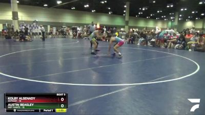 145 lbs Round 2 (8 Team) - Austin Beasley, Indy Giants vs Kolby Alsenady, OutKast