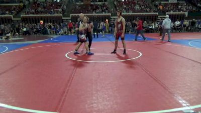 172 lbs Cons. Round 2 - Chase Hoerner, Ruis Wrestling Academy vs Briley Tetschner, Lockwood Wrestling Club
