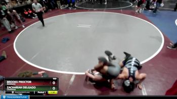 160 lbs Champ. Round 1 - Zachariah Delgado, Chiawana vs Brooks Proctor, Riverside
