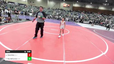 82 lbs Consi Of 8 #2 - Jaxson Sanchez, Delta Wrestling Club vs Timur Nurakhunov, Community Youth Center (CYC)