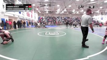 Boys 132 lbs Champ. Round 1 - Vignato Angelo, Scotts Valley Boys vs Justice Commendatore, Mt. View&nbsp;Boys