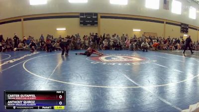 77 lbs Quarterfinal - Carter Gutapfel, Trojan Wrestling Academy vs Anthony Quiroz, Region Wrestling Academy