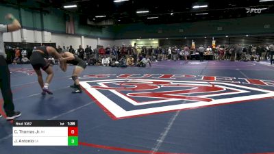 157 lbs Quarterfinal - Cory Thomas Jr., MI vs Joseph Antonio, CA