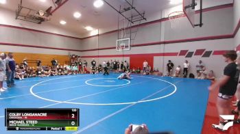 133 lbs Round 1 (6 Team) - Michael Steed, Reece Warriors vs Colby Longanacre, Chickasha