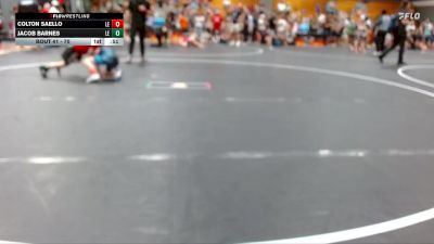 70 lbs Cons. Round 1 - Jacob Barnes, Legacy Elite Wrestling Club vs Colton Saello, Cobra Wrestling Club