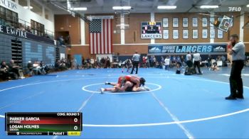 132 lbs Cons. Round 5 - Logan Holmes, Uintah vs Parker Garcia, Mt Ridge