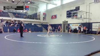 145 lbs 1st Place Match - Veil Foreman, Eastern Oregon University vs Holland Wieber, Southern Oregon University