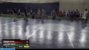 163 lbs Cons. Round 2 - Connor Duvall, Beastmode vs Matthew Green, Carmel USA