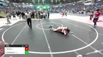 116 lbs Semifinal - Jet Brown, CB Trained vs Zane Woodward, Hershey