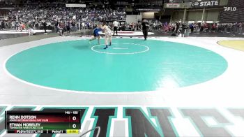 155 lbs Champ. Round 1 - Ethan Moreley, Tumwater Wrestling Club vs Renn Dotson, Askeo International Mat Club
