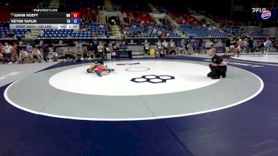 100 lbs Champ. Rd Of 64 - Gavin Hoeft, MN vs Keyen Taplin, KS