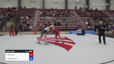 92 kg Semifinal - Andrew Davison, Illinois vs Evan Bockman, Brunson UVRTC