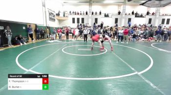 175 lbs Round Of 32 - Forrester Thompson, New Bedford vs Ryan Burke, Silver Lake