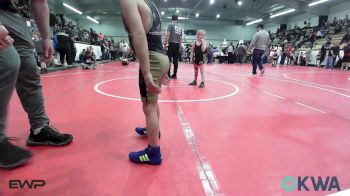 55 lbs Consi Of 8 #2 - Phoebe Roach, Grove Takedown Club vs Riker Johnson, Dark Cloud Wrestling Club