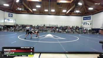 125 lbs Semifinal - Yusief Lillie, Utah Valley vs Bridger Ricks, Utah Valley