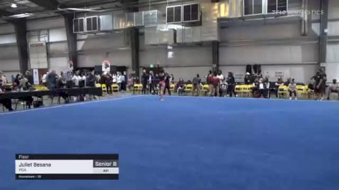 Juliet Besana - Floor, PGA - 2021 Region 1 Women's Championships