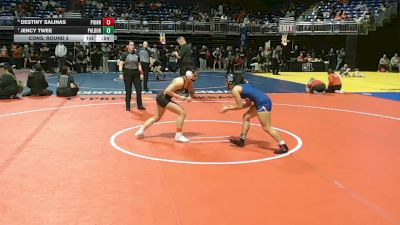 5A 110 lbs Cons. Round 2 - Jency Twee, Amarillo Palo Duro vs Destiny Salinas, Mission Sharyland Pioneer