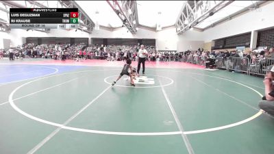 55-T lbs Round Of 16 - Luis Deguzman, Spazz Wrestling vs RJ Krause, Truman Rams