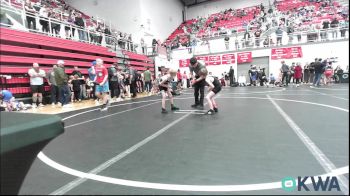 55 lbs Consi Of 4 - Wynston Hensley, Little Axe Takedown Club vs Kash Redditt, Team Nomad