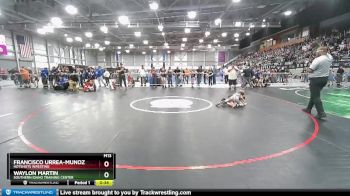 63 lbs Quarterfinal - Waylon Martin, Southern Idaho Training Center vs Francisco Urrea-munoz, HotShots Wresting