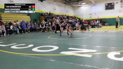 138 lbs Champ. Round 2 - Joe Schnurstein, Anderson vs Noah Crowthers, Mount Vernon