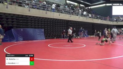 62 lbs Consi-qtrs - Michael Maletta, Kings Park vs Jaydenn Karabon, Vestal