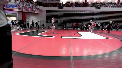 135 lbs Quarterfinal - Emerson Pulley, Searcy High School vs Jamie Wasinger, Tuttle High School Girls