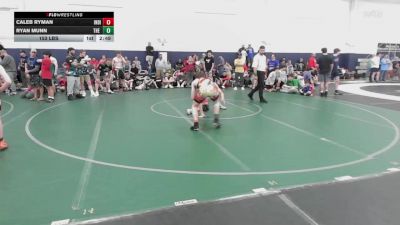 153 lbs Semifinal - Caleb Ryman, Indiana Outlaws Black-HS vs Ryan Munn, The Plumbers-HS