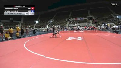 103 lbs Round 1 (8 Team) - Jordan Epstein, Huntingdon vs Chloe Simmons, Randolph