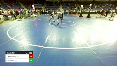 157 lbs Round Of 64 - Justin Bremberg, Saugus/Peabody vs Hunter Davis, Shepherd Hill