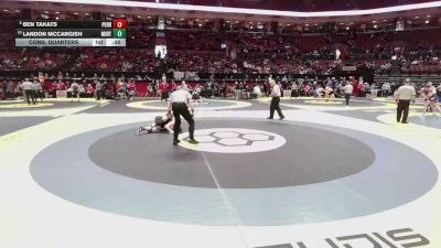 157 lbs Cons. Quarters - Landon McCargish, Northmont vs Ben Takats, Perrysburg