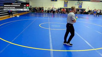 285 lbs Round 1 (6 Team) - Phillip Malone, Iowa Lakes Community College vs Brandon Schoenecke, Carl Albert State
