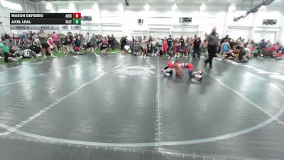 55 lbs Round Robin 1 - Mason DeFebbo, ARES Red - EL vs Axel Leal, Eastwood Eagles - EL