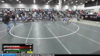 58 lbs Cons. Semi - Kameron Cushman, IA vs Axton Wittenburg, IA